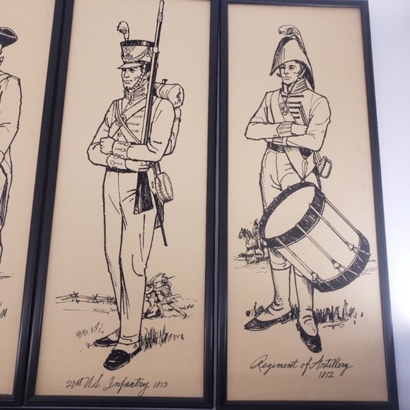 Vintage 1960s Sperry Soldier Lithographs - Picture 2 of 10